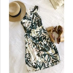 SOLD H&M floral sleeveless shift dress size 2 EUC